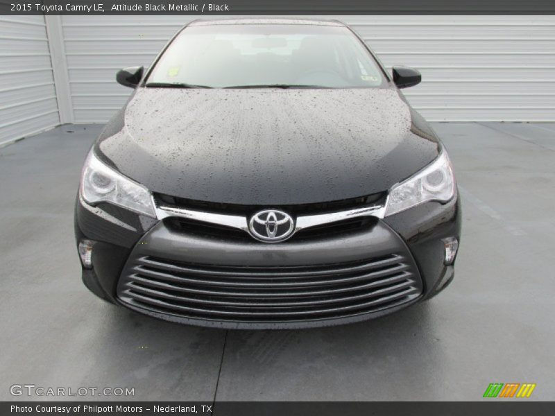 Attitude Black Metallic / Black 2015 Toyota Camry LE