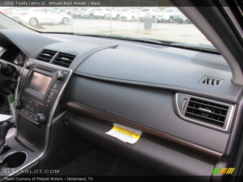 Attitude Black Metallic / Black 2015 Toyota Camry LE