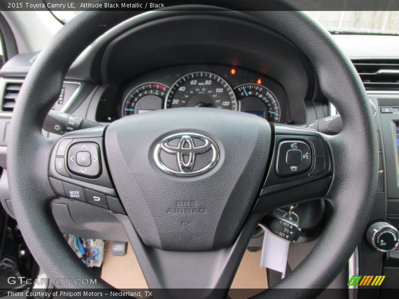 Attitude Black Metallic / Black 2015 Toyota Camry LE