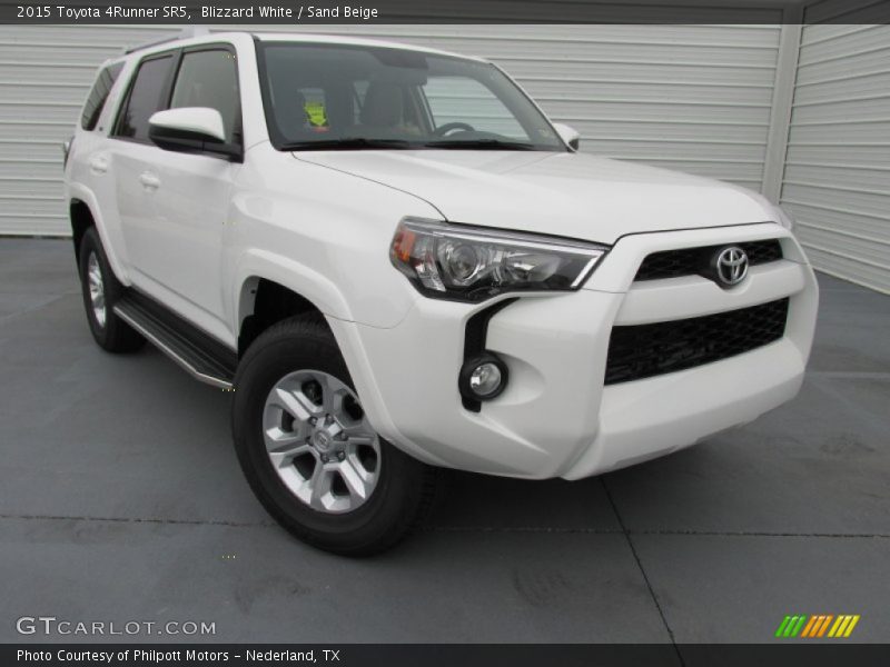 Blizzard White / Sand Beige 2015 Toyota 4Runner SR5