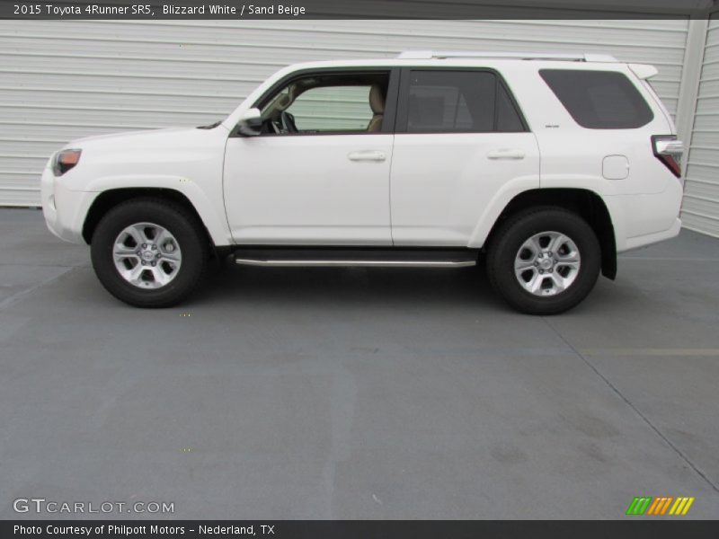 Blizzard White / Sand Beige 2015 Toyota 4Runner SR5