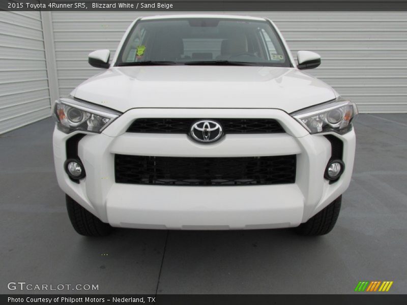 Blizzard White / Sand Beige 2015 Toyota 4Runner SR5