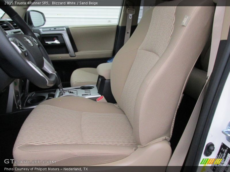 Front Seat of 2015 4Runner SR5