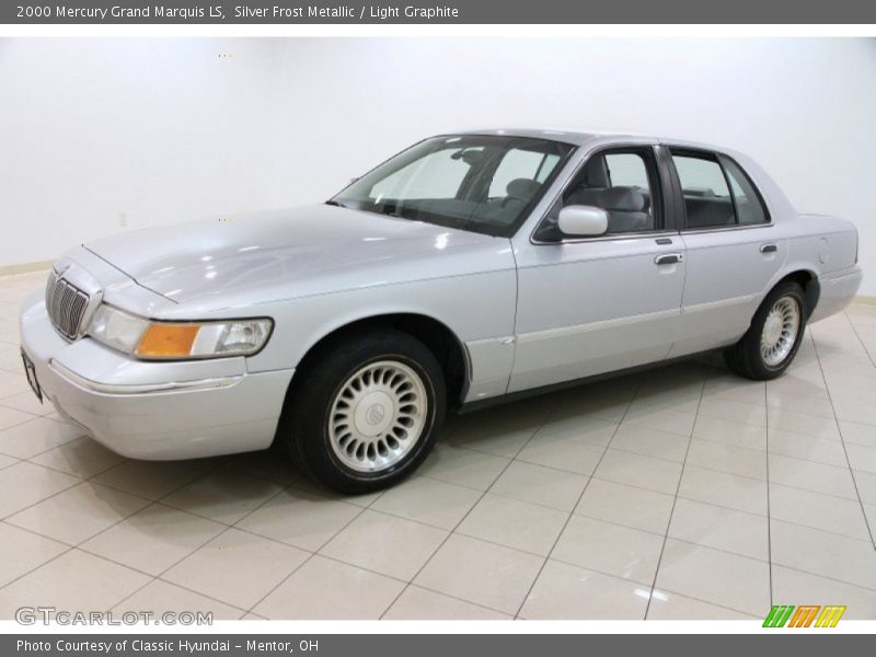 Silver Frost Metallic / Light Graphite 2000 Mercury Grand Marquis LS