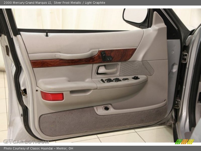 Silver Frost Metallic / Light Graphite 2000 Mercury Grand Marquis LS