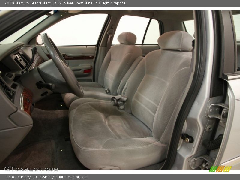 Silver Frost Metallic / Light Graphite 2000 Mercury Grand Marquis LS