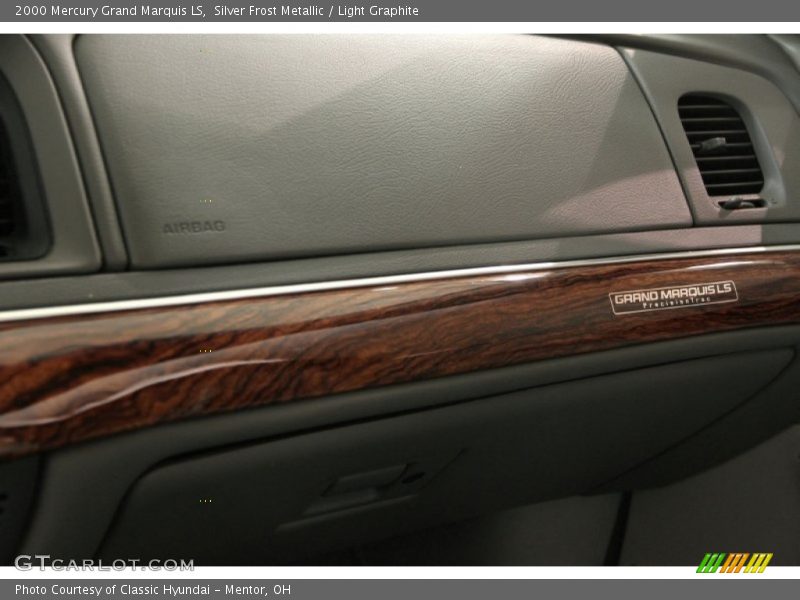 Silver Frost Metallic / Light Graphite 2000 Mercury Grand Marquis LS