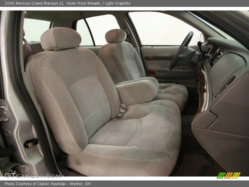 Silver Frost Metallic / Light Graphite 2000 Mercury Grand Marquis LS