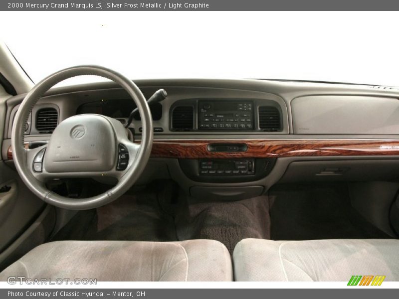 Silver Frost Metallic / Light Graphite 2000 Mercury Grand Marquis LS