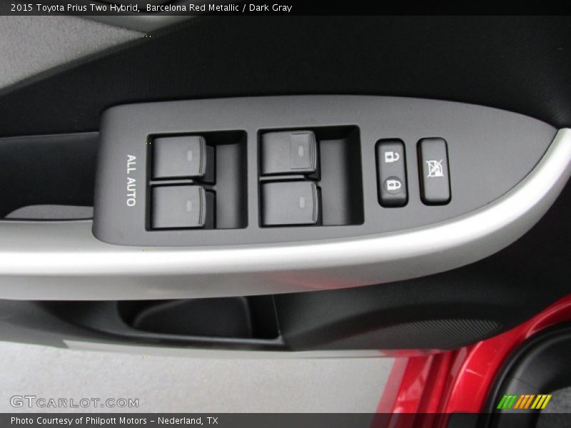 Barcelona Red Metallic / Dark Gray 2015 Toyota Prius Two Hybrid