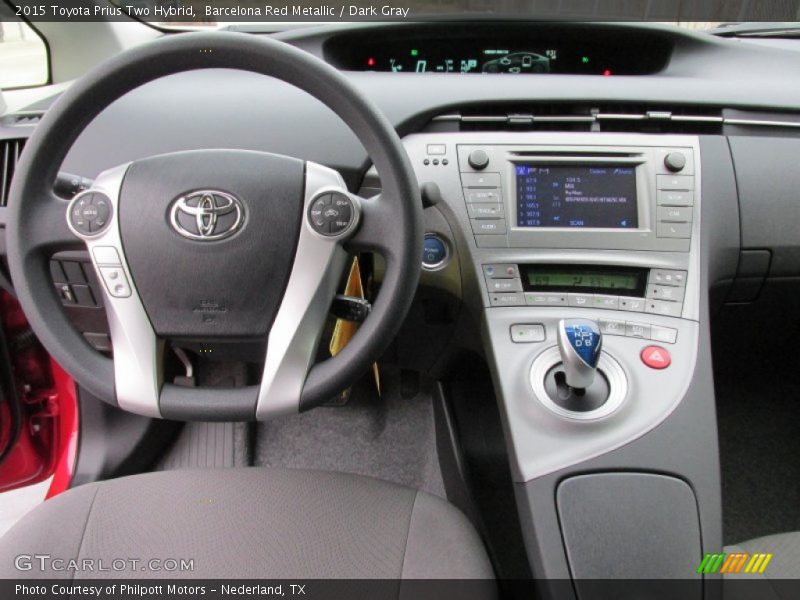 Dashboard of 2015 Prius Two Hybrid