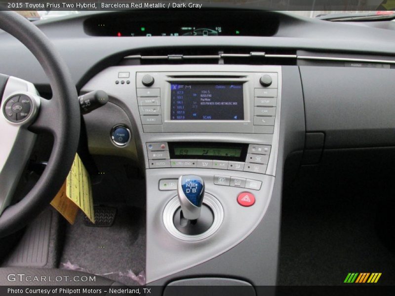 Controls of 2015 Prius Two Hybrid