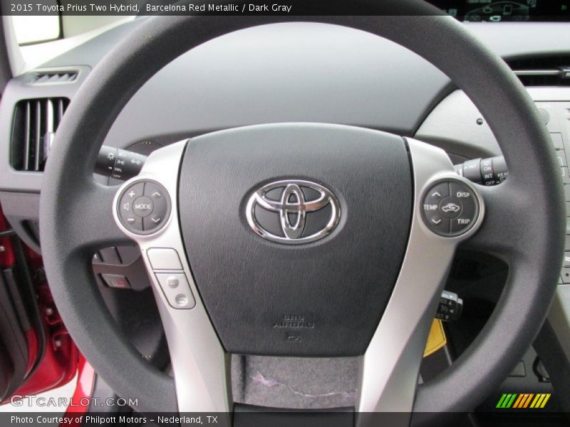  2015 Prius Two Hybrid Steering Wheel