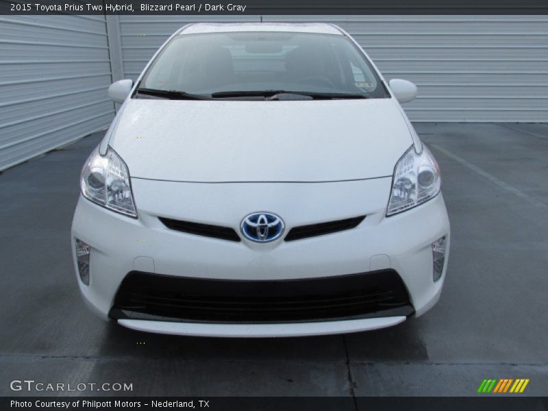 Blizzard Pearl / Dark Gray 2015 Toyota Prius Two Hybrid