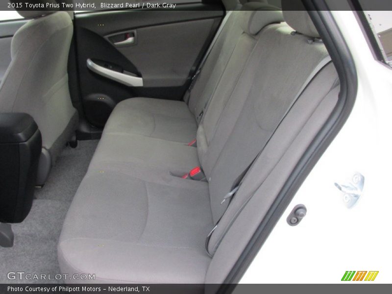 Blizzard Pearl / Dark Gray 2015 Toyota Prius Two Hybrid