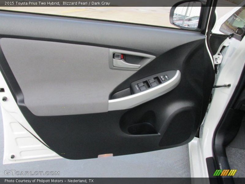 Blizzard Pearl / Dark Gray 2015 Toyota Prius Two Hybrid