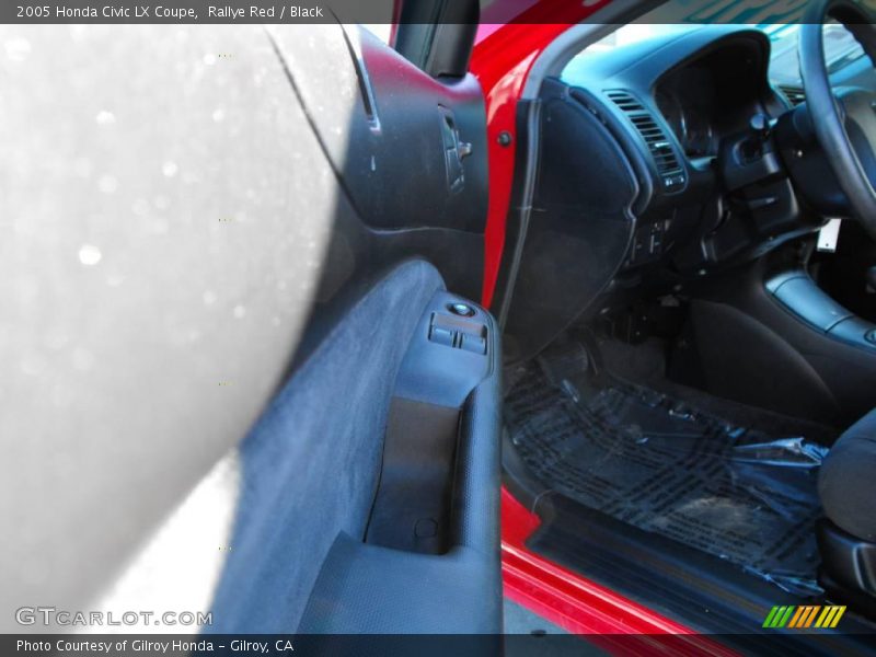 Rallye Red / Black 2005 Honda Civic LX Coupe