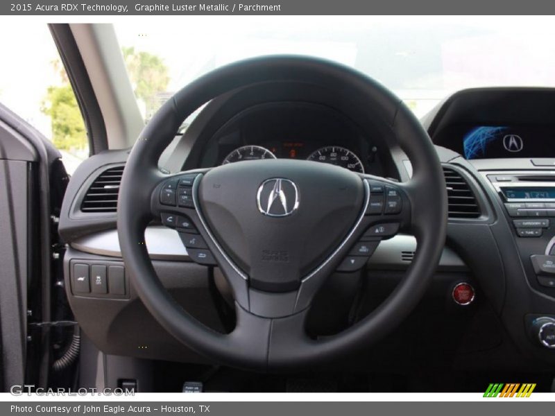 Graphite Luster Metallic / Parchment 2015 Acura RDX Technology