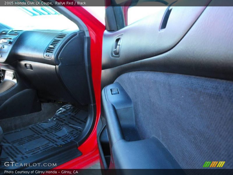 Rallye Red / Black 2005 Honda Civic LX Coupe
