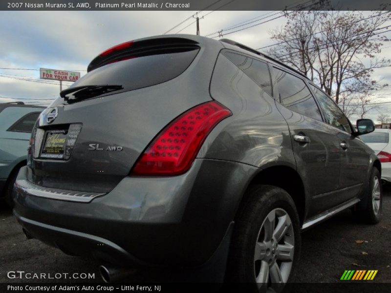 Platinum Pearl Matallic / Charcoal 2007 Nissan Murano SL AWD