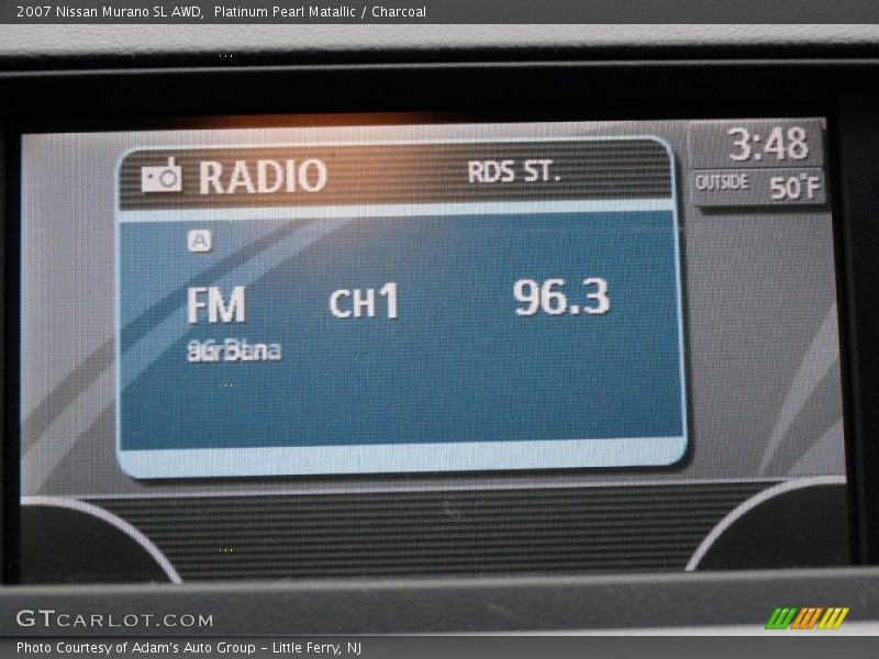 Platinum Pearl Matallic / Charcoal 2007 Nissan Murano SL AWD