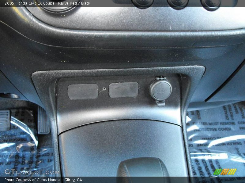 Rallye Red / Black 2005 Honda Civic LX Coupe
