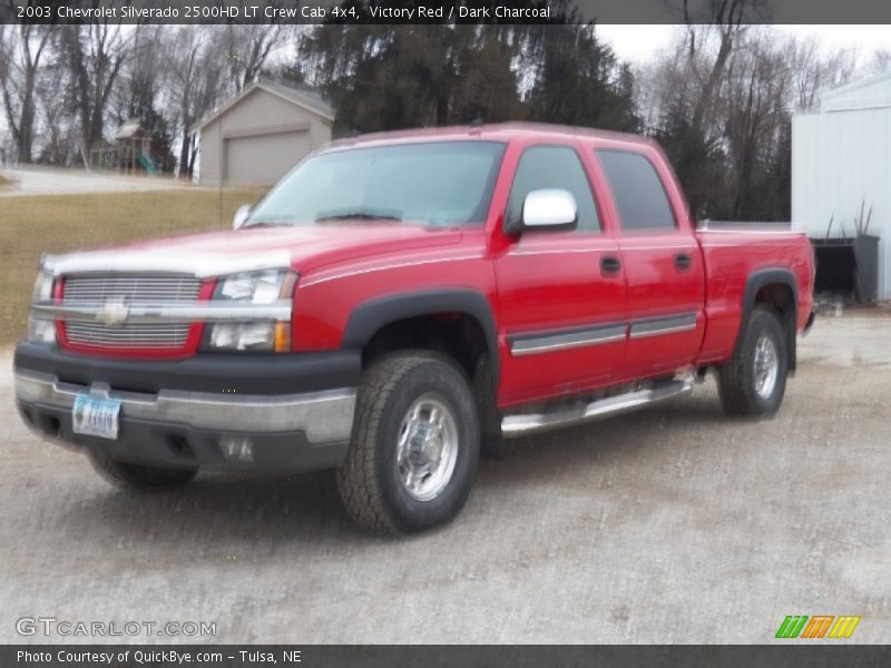 Victory Red / Dark Charcoal 2003 Chevrolet Silverado 2500HD LT Crew Cab 4x4