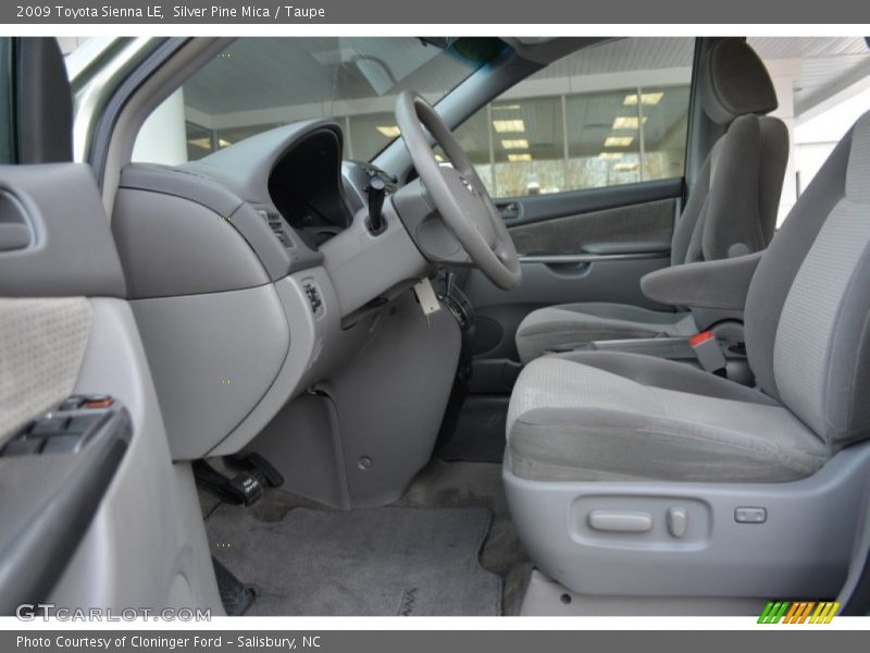 Silver Pine Mica / Taupe 2009 Toyota Sienna LE