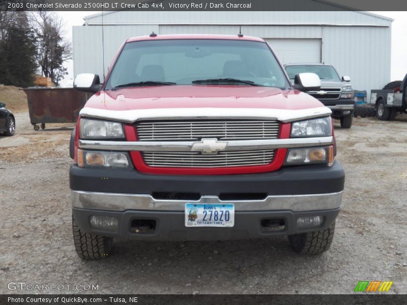 Victory Red / Dark Charcoal 2003 Chevrolet Silverado 2500HD LT Crew Cab 4x4