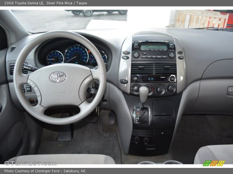 Silver Pine Mica / Taupe 2009 Toyota Sienna LE