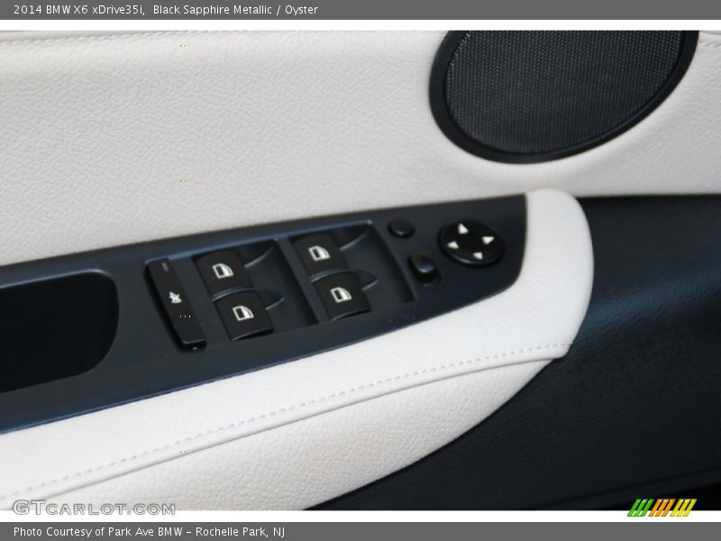 Black Sapphire Metallic / Oyster 2014 BMW X6 xDrive35i