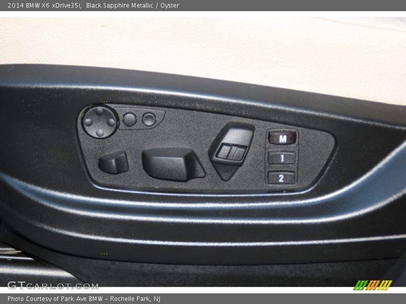 Black Sapphire Metallic / Oyster 2014 BMW X6 xDrive35i