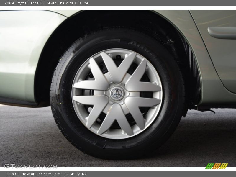 Silver Pine Mica / Taupe 2009 Toyota Sienna LE