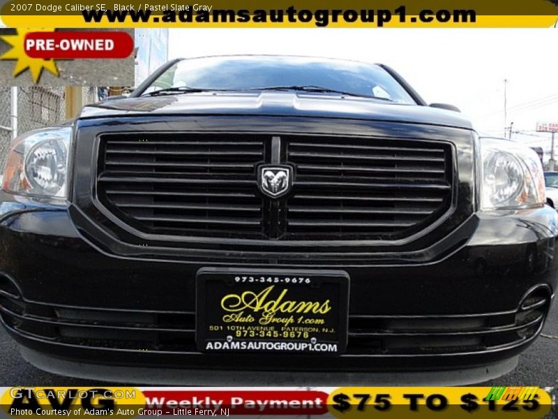 Black / Pastel Slate Gray 2007 Dodge Caliber SE