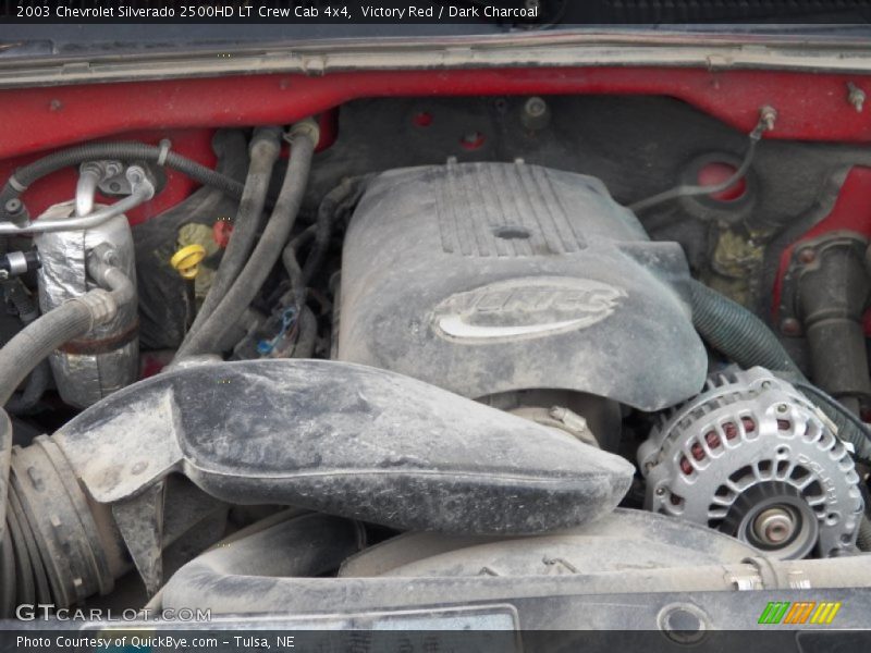 Victory Red / Dark Charcoal 2003 Chevrolet Silverado 2500HD LT Crew Cab 4x4