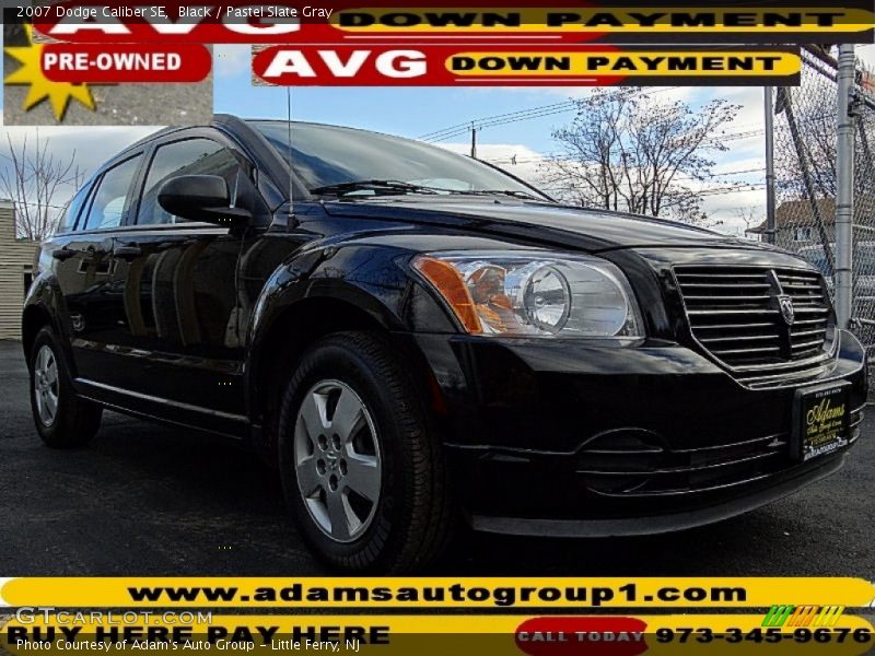 Black / Pastel Slate Gray 2007 Dodge Caliber SE