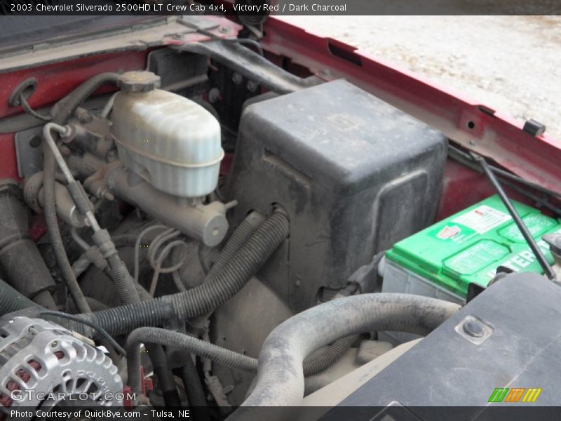 Victory Red / Dark Charcoal 2003 Chevrolet Silverado 2500HD LT Crew Cab 4x4