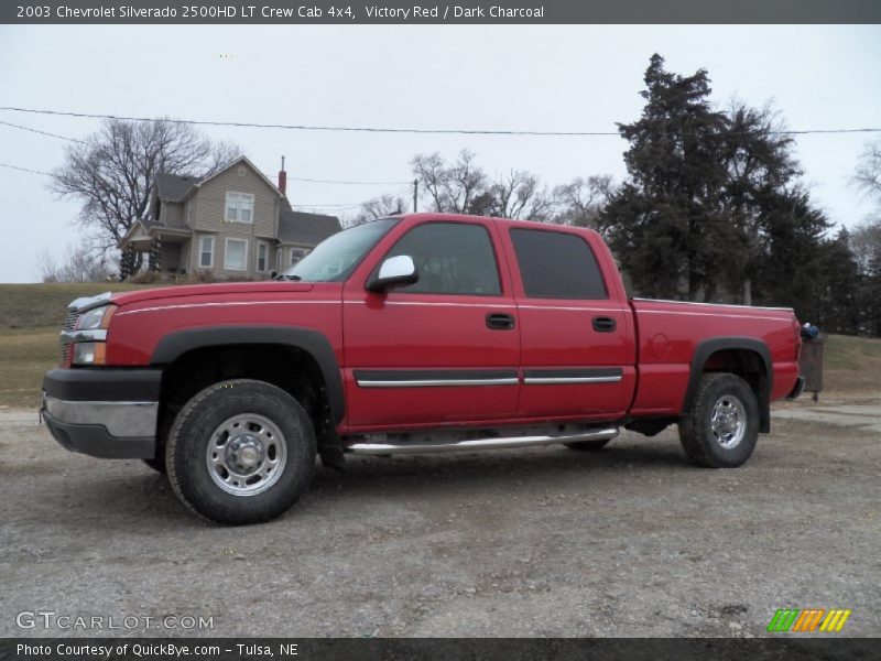 Victory Red / Dark Charcoal 2003 Chevrolet Silverado 2500HD LT Crew Cab 4x4