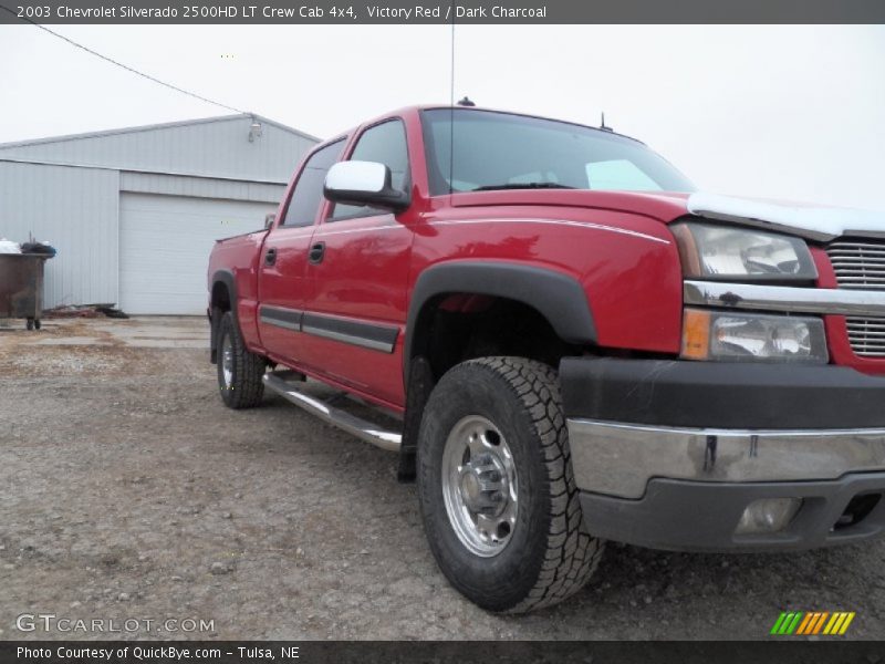 Victory Red / Dark Charcoal 2003 Chevrolet Silverado 2500HD LT Crew Cab 4x4