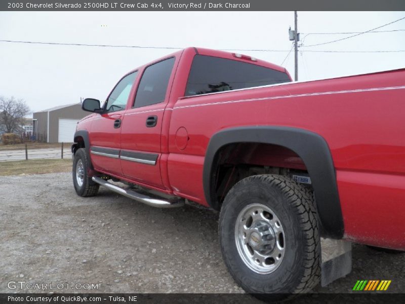 Victory Red / Dark Charcoal 2003 Chevrolet Silverado 2500HD LT Crew Cab 4x4