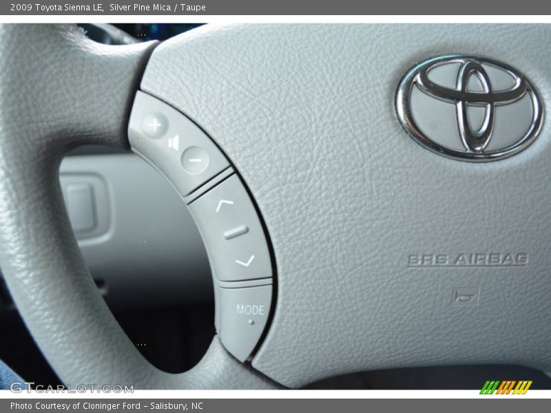 Silver Pine Mica / Taupe 2009 Toyota Sienna LE
