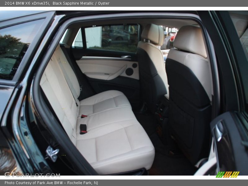 Black Sapphire Metallic / Oyster 2014 BMW X6 xDrive35i