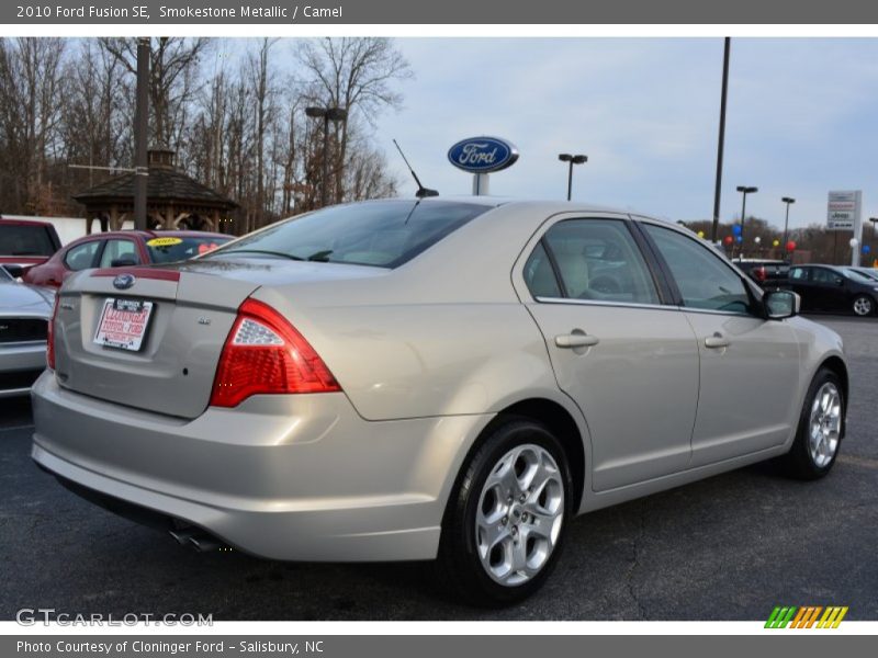 Smokestone Metallic / Camel 2010 Ford Fusion SE