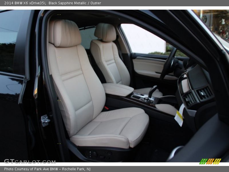 Black Sapphire Metallic / Oyster 2014 BMW X6 xDrive35i