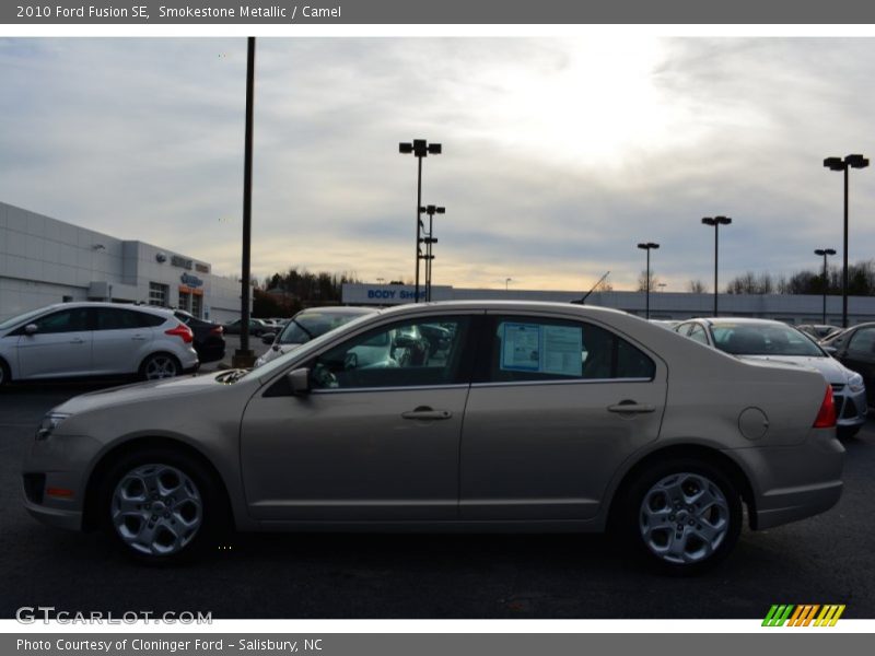 Smokestone Metallic / Camel 2010 Ford Fusion SE