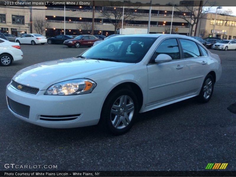 Summit White / Ebony 2013 Chevrolet Impala LT