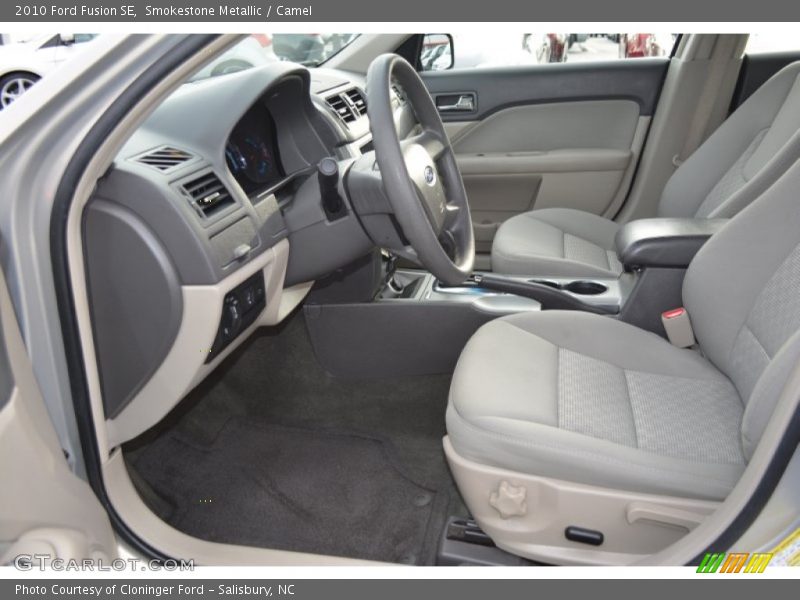 Smokestone Metallic / Camel 2010 Ford Fusion SE