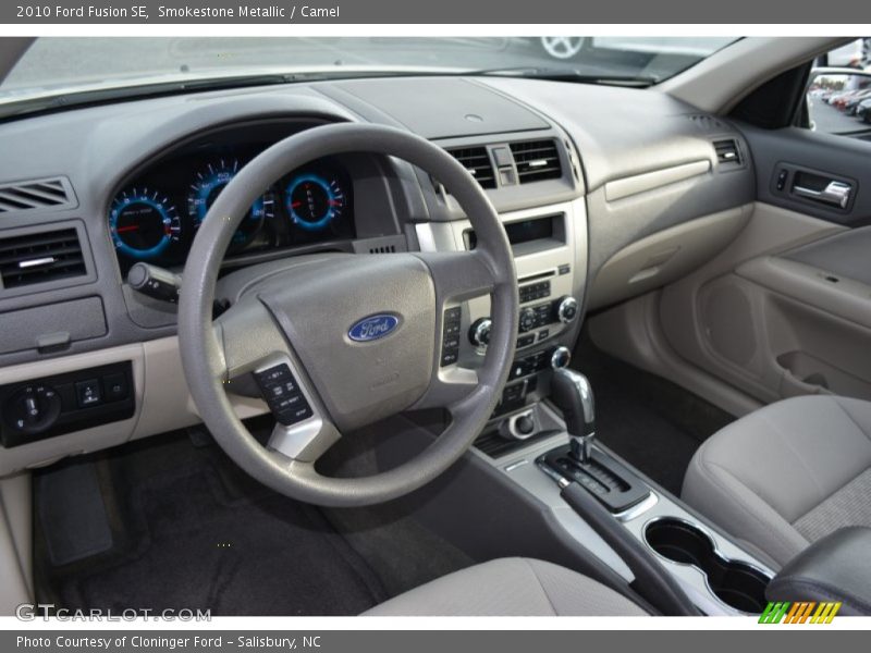 Smokestone Metallic / Camel 2010 Ford Fusion SE