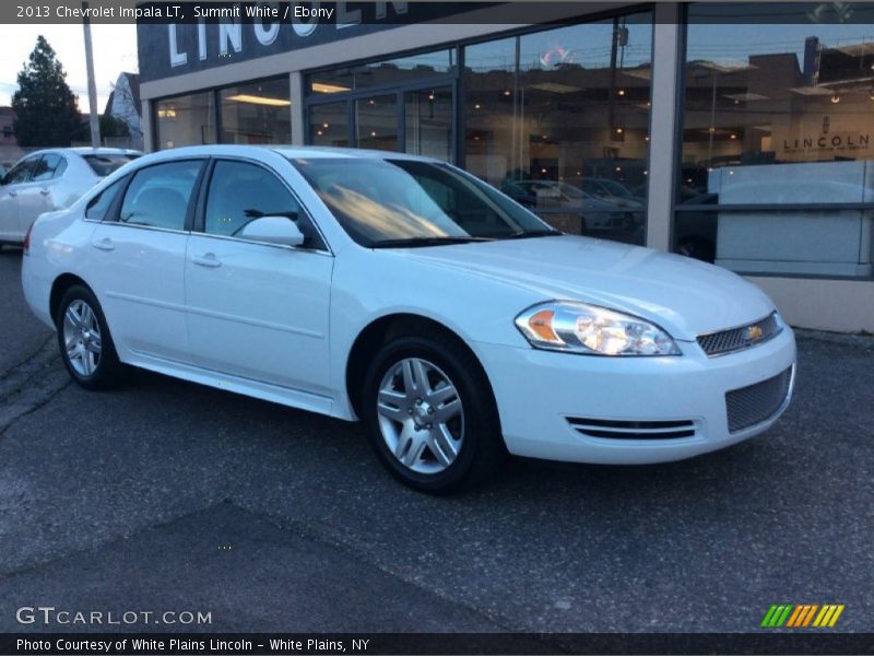 Summit White / Ebony 2013 Chevrolet Impala LT