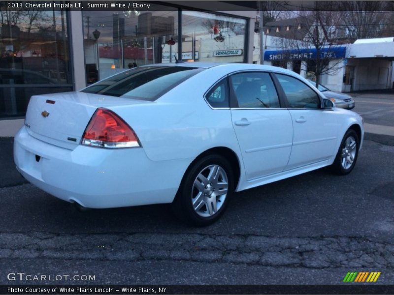 Summit White / Ebony 2013 Chevrolet Impala LT